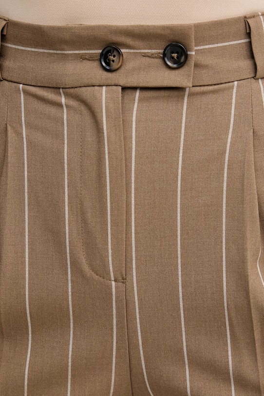 United Colors of Benetton spodnie damskie brązowy 46Q2DF0AH