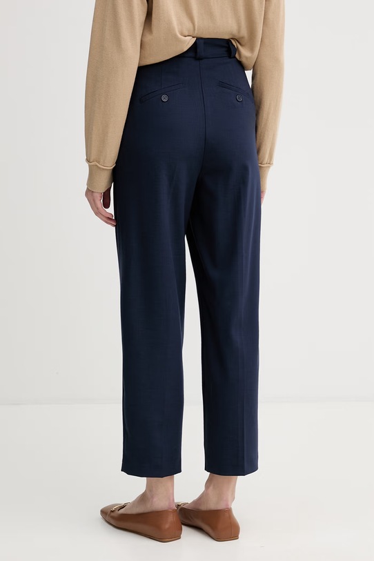 Odzież United Colors of Benetton spodnie damskie 4962DF0AH granatowy