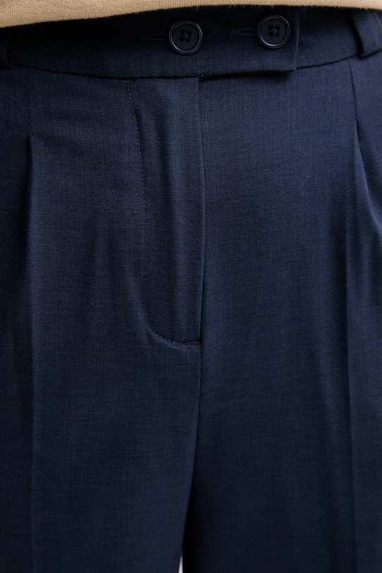 United Colors of Benetton spodnie damskie granatowy 4962DF0AH