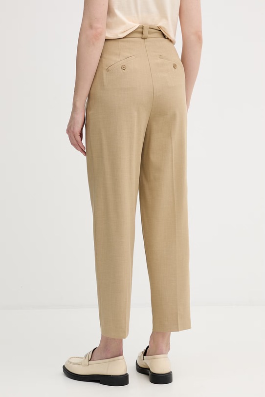 Odzież United Colors of Benetton spodnie damskie 4962DF0AH beżowy