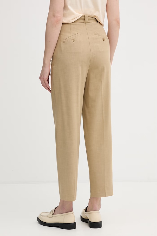 Odzież United Colors of Benetton spodnie damskie 4962DF0AH beżowy