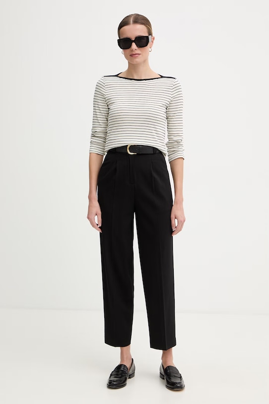 United Colors of Benetton spodnie damskie 4962DF0AH czarny SS26