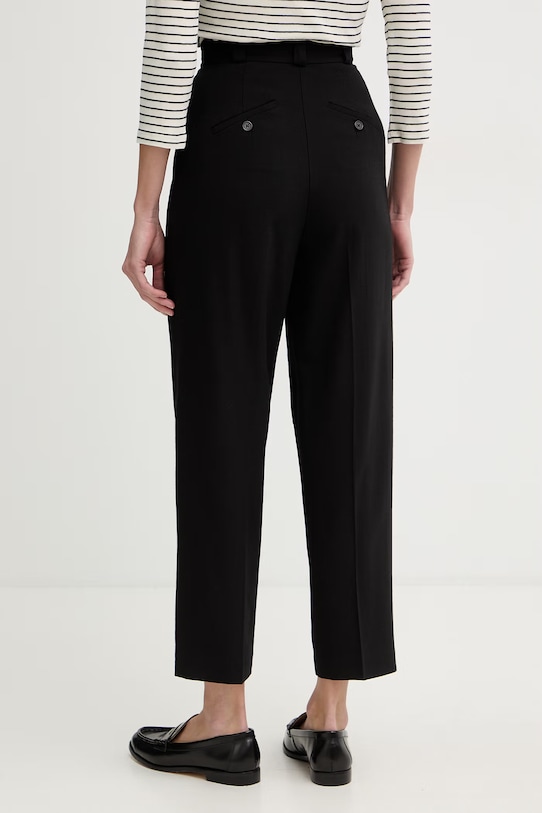 Odzież United Colors of Benetton spodnie damskie 4962DF0AH czarny