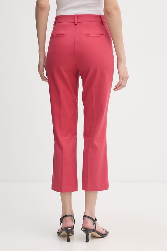 Ρούχα United Colors of Benetton Παντελόνι γυναικείο με βαμβάκι 4SQPDF08A κόκκινο