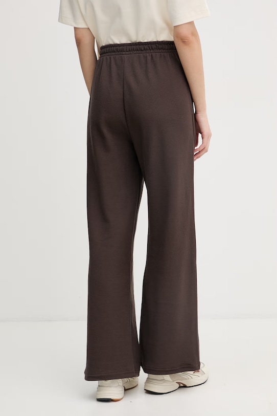 Odzież United Colors of Benetton spodnie damskie bawełniane 34AWDF01J brązowy