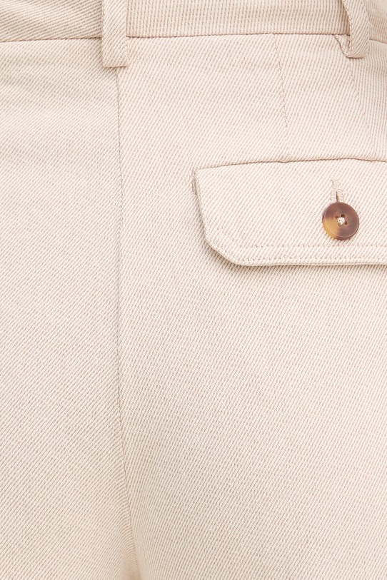 United Colors of Benetton Παντελόνια γυναικεία βαμβακερά μπεζ 4WNXDF0BC