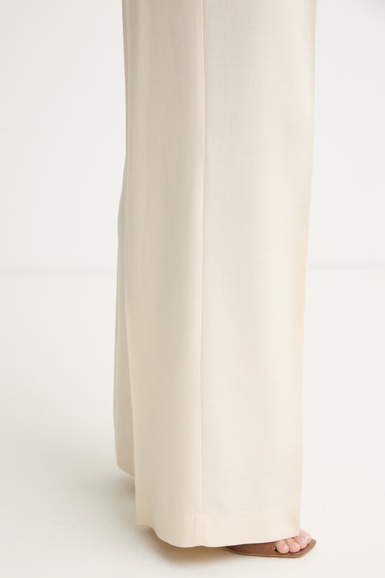 Pinko kalhoty dámské s viskózou 106918.A2W6 béžová