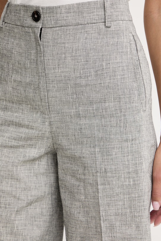 Pinko bermudy dámske s prímesou ľanu sivá 106920.A3AS