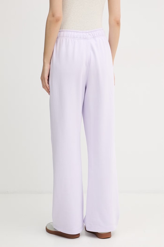 Odzież Calvin Klein Jeans spodnie dresowe damskie bawełniane LV047F206G fioletowy