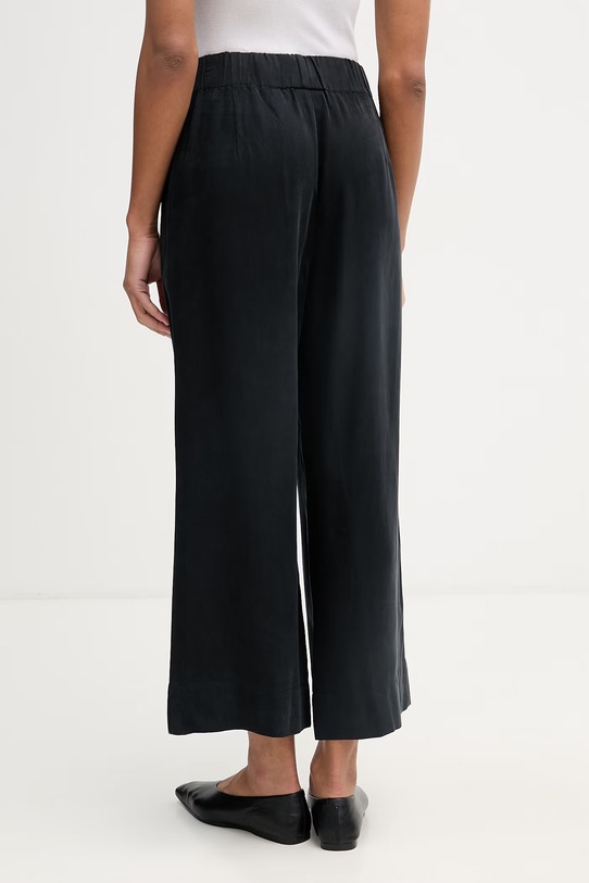 Odzież Marc O'Polo spodnie damskie z lyocellu 5000008151 czarny