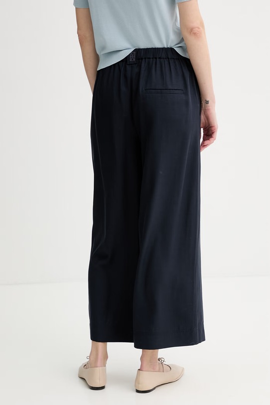 Odzież Marc O'Polo spodnie z domieszką lnu 5000013088 granatowy