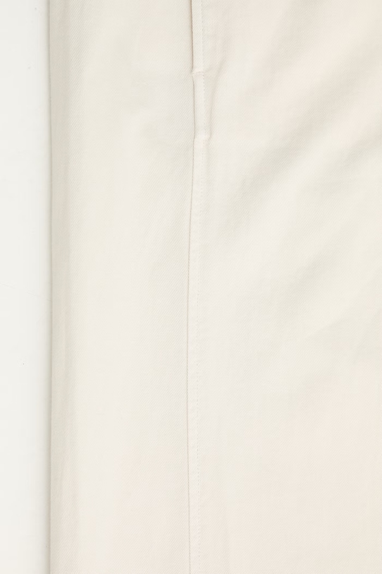 Marc O'Polo spodnie damskie z lnem beżowy 5000013166