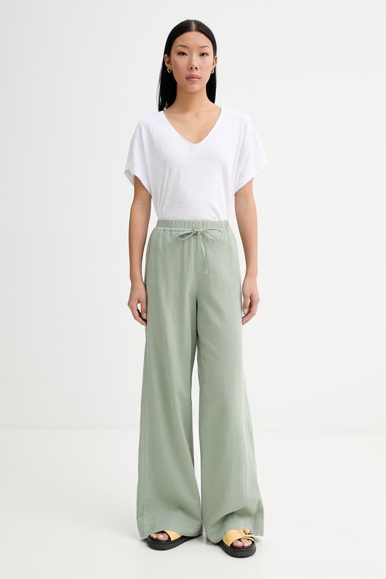 Marc O'Polo штани жіночі з льоном 5000013166 зелений SS26