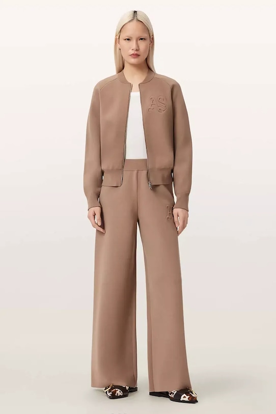 Odzież AllSaints spodnie SONNY W029TE brązowy