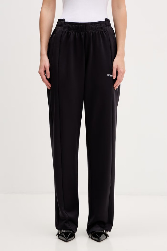 VETEMENTS spodnie dresowe Cut-up Athletic dzianina czarny WE76GP338B