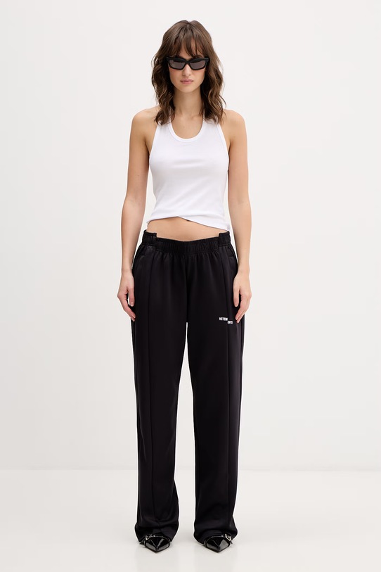 VETEMENTS spodnie dresowe Cut-up Athletic WE76GP338B czarny
