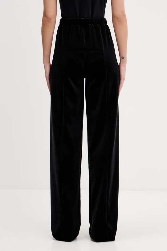 Odzież VETEMENTS spodnie welurowe WE76PA420B czarny