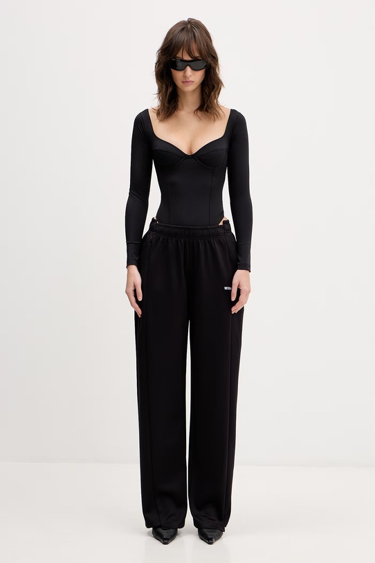 VETEMENTS spodnie dresowe Cut-up Athletic ME76GP132B czarny