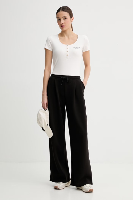 Guess spodnie dresowe damskie JASMINE V6GB01.K2914 czarny SS26