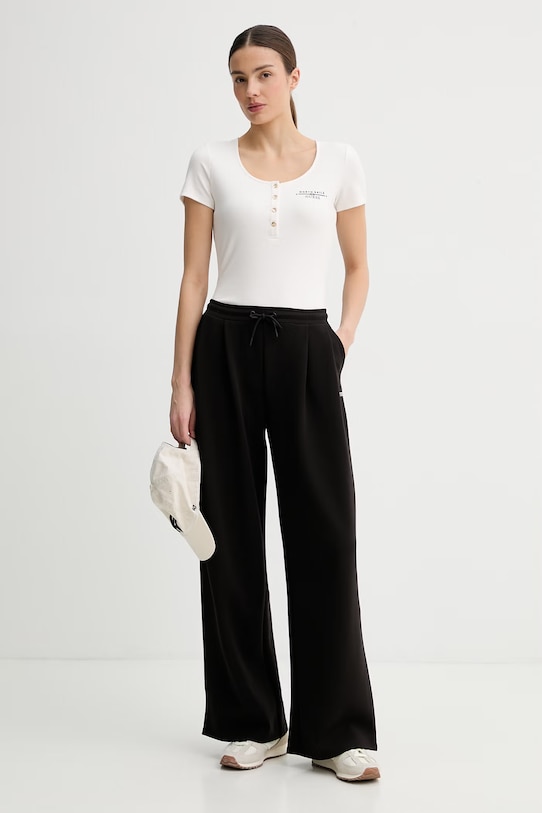 Guess spodnie dresowe damskie JASMINE V6GB01.K2914 czarny SS26