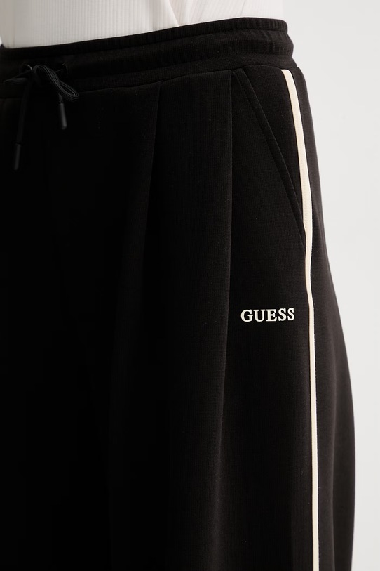 Guess spodnie dresowe damskie JASMINE czarny V6GB01.K2914