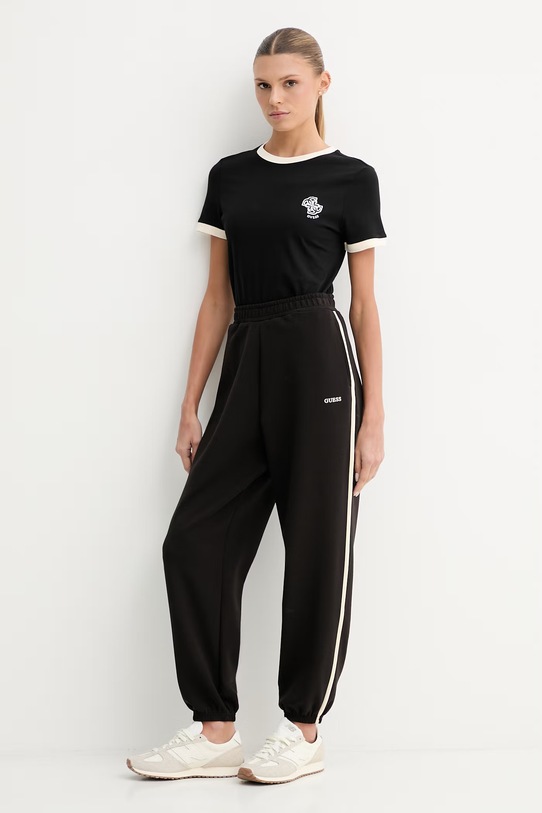 Guess дамско сподтно долнище JASMINE V6GB02.K2915 черен SS26