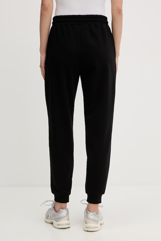 Odzież Guess spodnie dresowe damskie z bawełną SILVY V6GB11.K3095 czarny