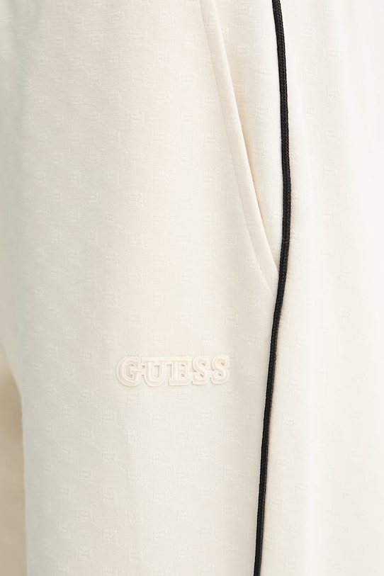 Guess spodnie dresowe damskie CLARA beżowy V6GB15.K3506