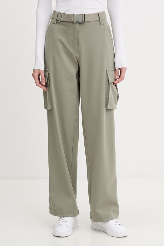 Guess брюки карго женские X NORTH SAILS зелёный W6GB01.W1416