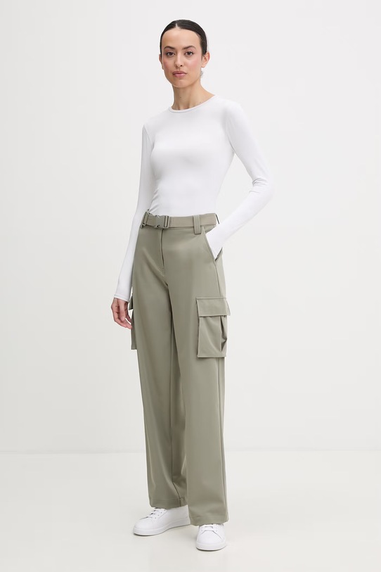 Guess брюки карго женские X NORTH SAILS W6GB01.W1416 зелёный SS26