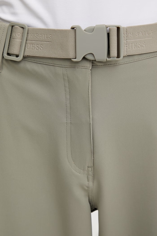 Guess брюки карго женские X NORTH SAILS зелёный W6GB01.W1416