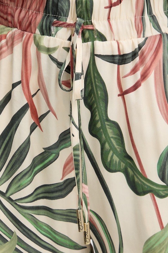 Guess spodnie damskie z lyocellem DALIA zielony W6GB07.W1781