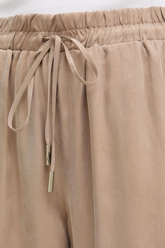 Guess spodnie damskie z lyocellem DALIA beżowy W6GB07.W1781