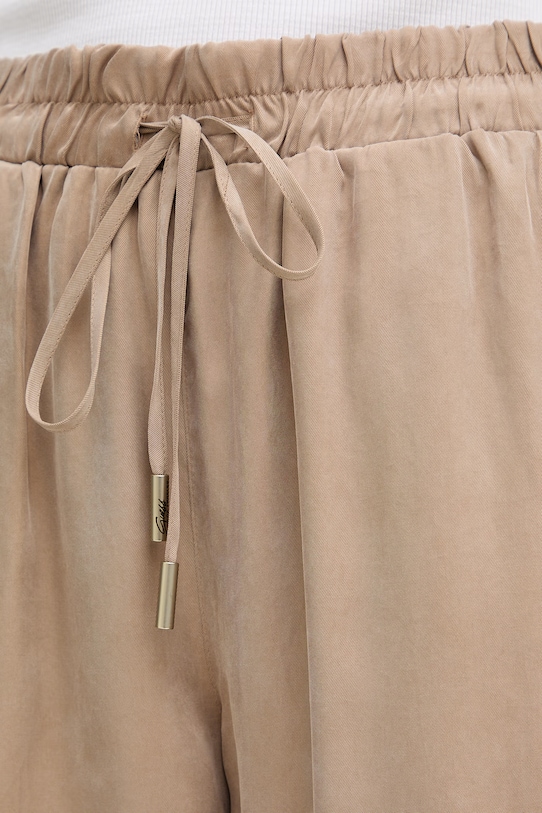 Guess spodnie damskie z lyocellem DALIA beżowy W6GB07.W1781