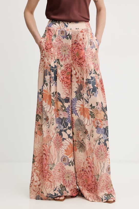 Guess spodnie tkanina pomarańczowy W6GB36.W2464