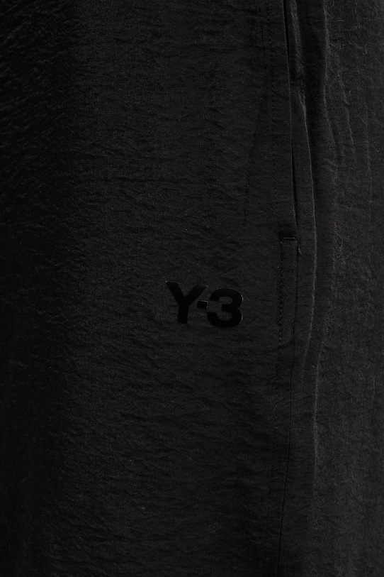Y-3 W UT WIDE PANTS spodnie z domieszką lnu damskie KG3562