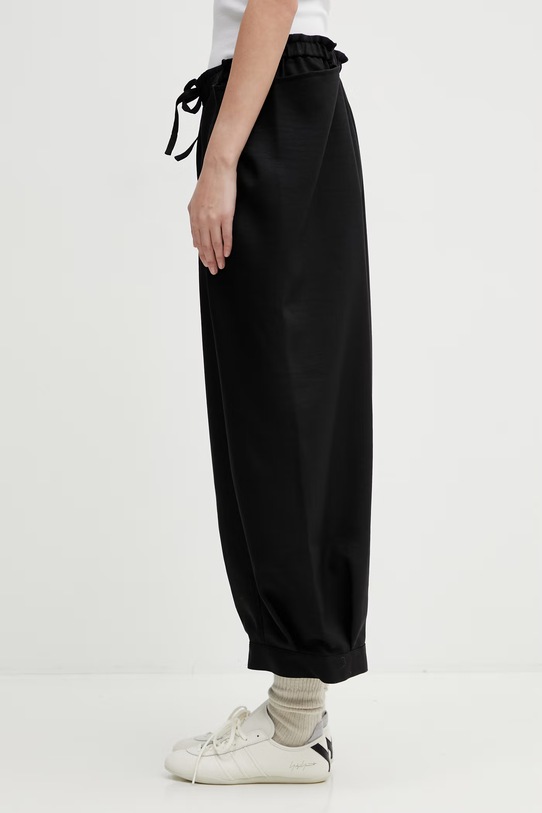 Y-3 spodnie W SU CROPPED TP KH0474 czarny SS26