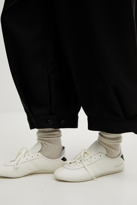 Y-3 spodnie W SU CROPPED TP czarny KH0474