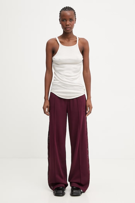 adidas Originals FIREBIRD LACETP spodnie dresowe damskie KC6445 bordowy