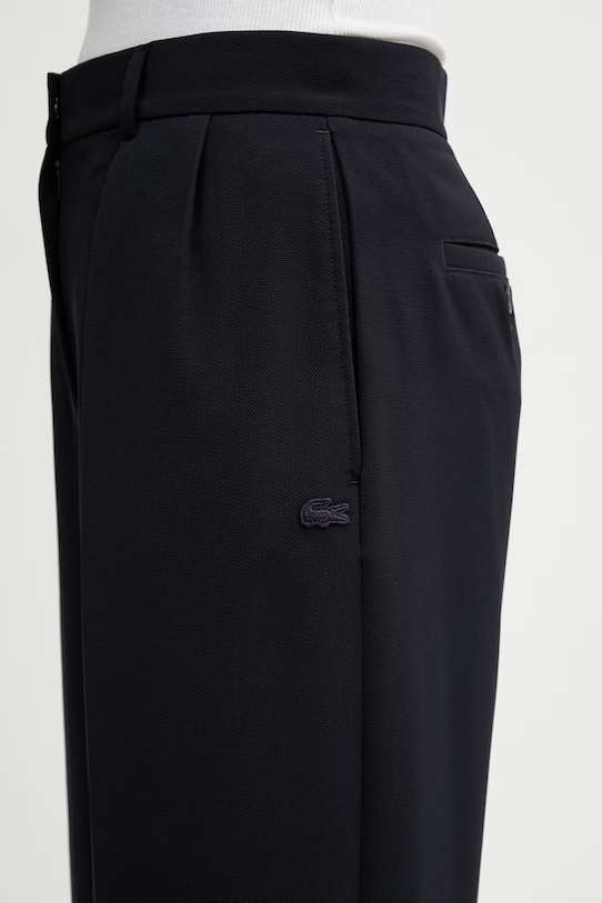 Lacoste spodnie garniturowe damskie granatowy HF0246