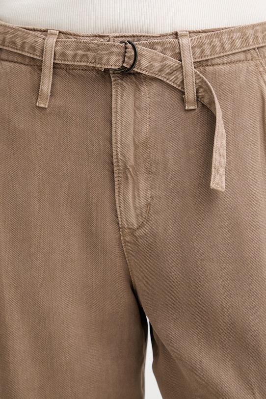 Levi's spodnie damskie z lyocellem BAGGY DAD CARGO brązowy 003IN.0006