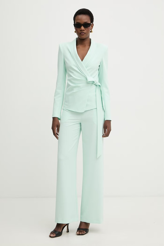 Patrizia Pepe spodnie straight damskie 2P1776.A411 zielony SS26