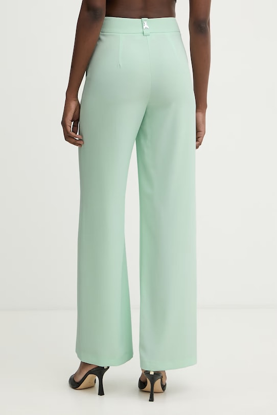 Odzież Patrizia Pepe spodnie straight damskie 2P1776.A411 zielony