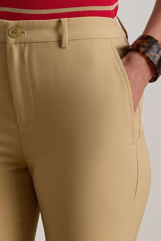 Lauren Ralph Lauren Брюки straight для женщин бежевый 200P08857