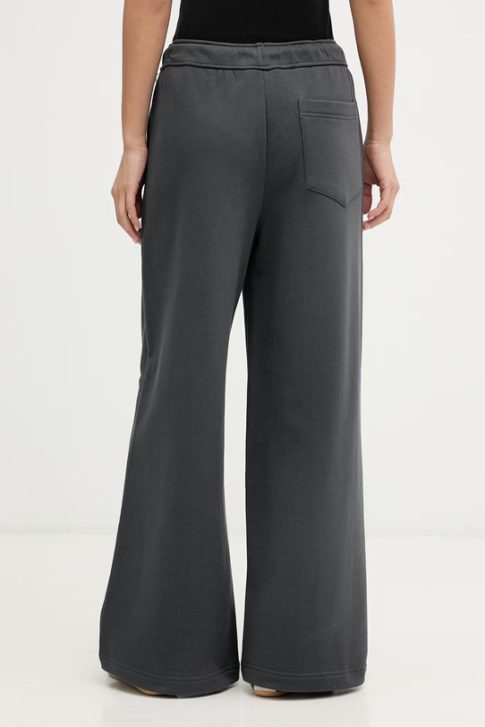 Ρούχα Marimekko Παντελόνι επίσημο γυναικείο βαμβακερό 095059 γκρί