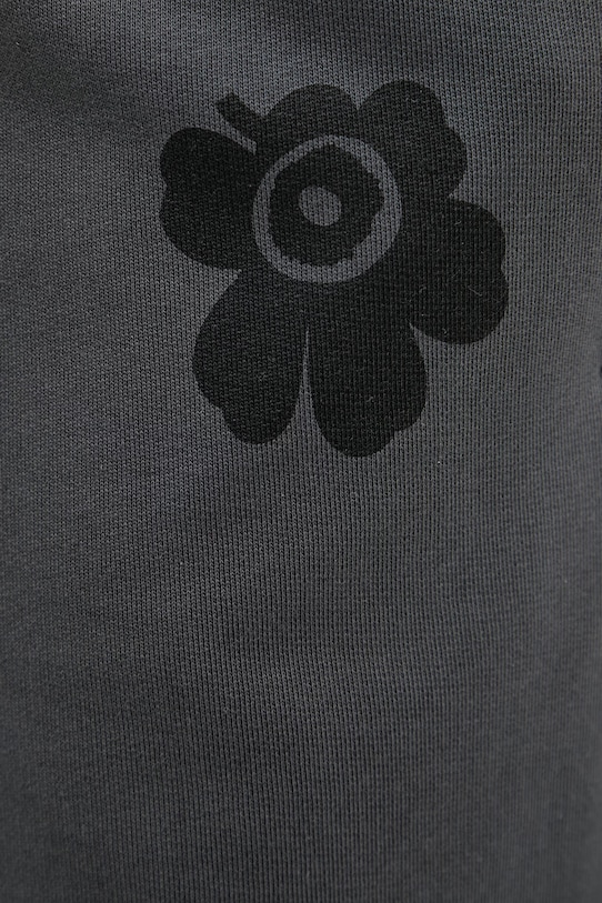 Marimekko Παντελόνι επίσημο γυναικείο βαμβακερό γκρί 095059