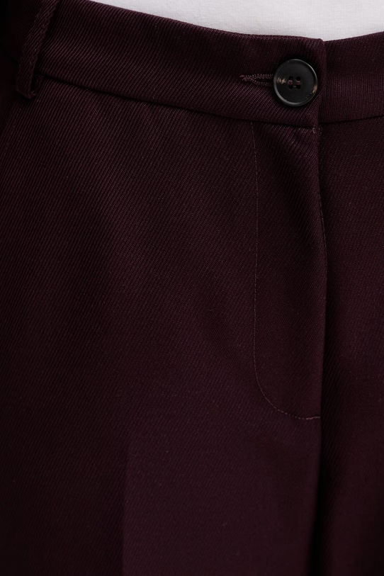 Max&Co. spodnie damskie z dodatkiem wełny MCOESTROSO fioletowy 2616131032200