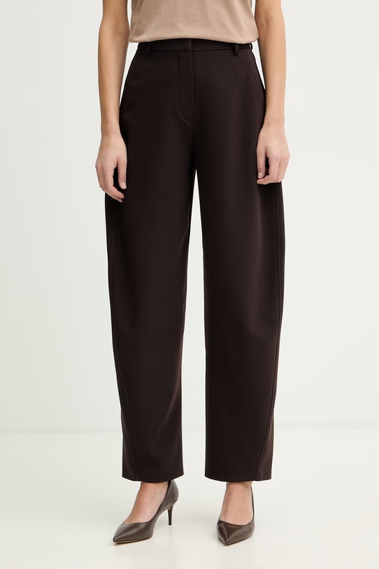 MAX&Co. spodnie MCOGITA z elastanem brązowy 2616131081200