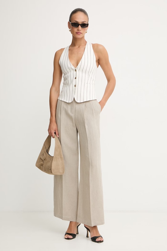 Max&Co. брюки женские льняные MCOAMACA 2616131015200 бежевый SS26