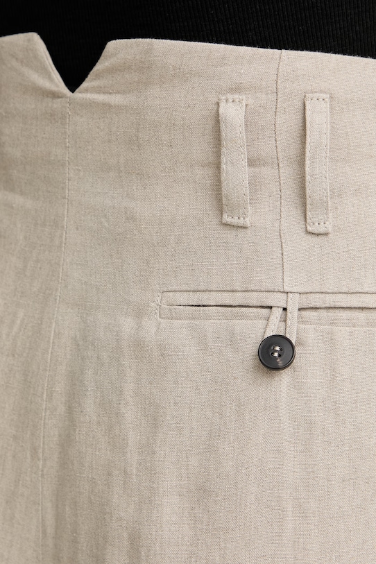 Max&Co. брюки женские льняные MCOAMACA 2616131015200 бежевый